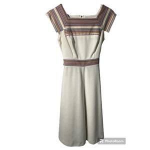 Vintage Jerell of Texas W/Rainbow 70s Dress Women's Sz Small/XS?